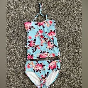 Janela Bay peplum swimsuit tankini